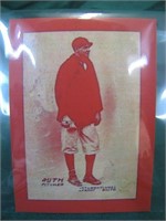 Vintage Babe Ruth Replica Trading Card