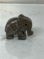 Mini carved stone elephant