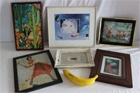 Eclectic Collection Art Assemblages, Signed+
