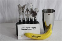 Bar Tool Set and Stainless Cocktail Cup