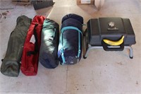 Camping Stuff: Grill, Chairs, Tent, MARMOT Bag+++