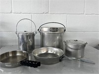 Vintage Camp Mess Kit Kitchen Pots & Pans