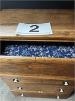 5 drawer dresser - vintage - 47"T x 32"W x