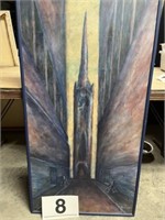 Painting - oil on canvas - 49" x 25"