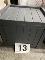 Outdoor storage container w/contents