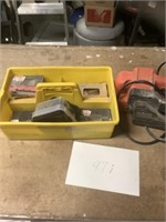 Black & Decker sander and misc nails and screws