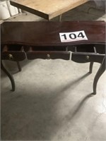 28"T x 43"W x 17.5"D - 3 drawer sofa table