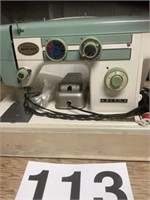 Necchi-Alco sewing machine w/case