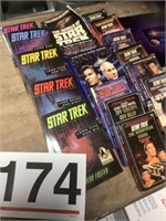 Star Trek books - hard cover and paperback