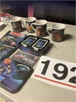 Star Trek mugs and Uno game etc