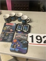 Star Trek mugs and Uno game etc