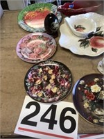 Decorative plates, egg plate, cup and saucer, etc