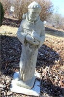 Concrete Garden Statue Saint Francis de Assisi