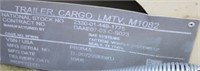 '08 Stewart & Stevenson M1082 LMTV Cargo Trailer
