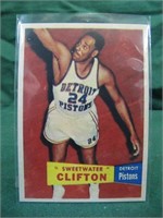 Vintage Nat "Sweetwater" Clifton Replica (?) Card