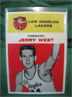 Vintage Jerry West Replica Trading Card