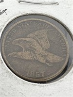 1857 Flying Eagle Cent only produced for 3 years