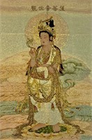 Tibetan Nepal Silk Embroidered Thangka Tara
