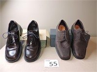 Men's Ecco & GH Bass Leather Dress Shoes Size 12