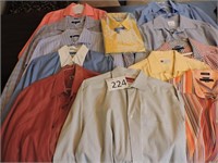 Men's XL Name Brand Dress Shirt Lot