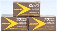 3 Collector Boxes Of Mohawk .22 LR Ammunition