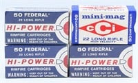 200 Rounds Of Collector Federal & CCI .22 LR Ammo