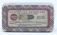 50 Rd Collector Box Of Remington UMC .22 Short
