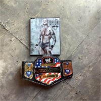 WWE Photo Autographed & WWE Belt