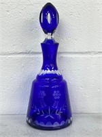 Vintage Cobalt Blue Decanter