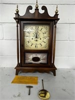 New England Clock Eight Day Spring Wound Pendulum