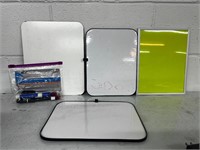 Dry erase boards and markers