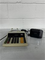 Vintage royal 107pd calculator & pencil sharpener