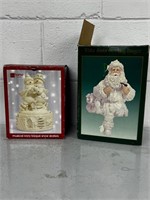 Christmas kit Santa stocking hanger & snowmen