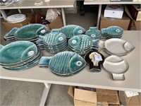 Global View 37pc Fish Plate Set