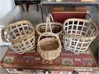 4 Wicker Baskets