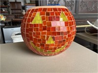 Mosaic Glass Pumpkin