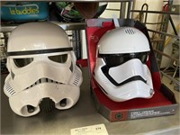 2 Star Wars Storm Troopers Helmets