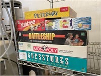 6 Assorted Board Games