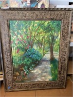 1 Framed Oil Painting 45" X 53"