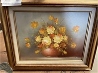 1 Framed Oil Painting by Robert Cox 22" X 18 1/2"