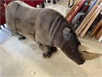 Large Hansa Rhino Stuffed Animal