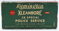 250 Rd Collector Box Of Remington .38 SPL Ammo