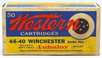 50 Rd Collector Box Of Western .44-40 Win Ammo