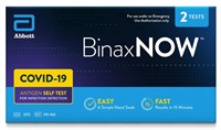 2 boxes BinaxNOW Antigen Self Test