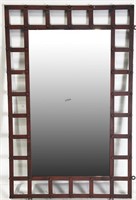 CONTEMPORARY IRON LEANING HALL MIRROR