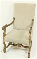 19th CENTURY FRENCH LOUIS XIV ARMCHAIR