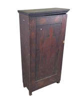 TALL ANTIQUE WOOD CABINET