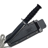 MTECH USA - FIXED BLADE KNIFE -NECK KNIFE-MT-632DB