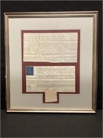 Antique Document, 1787 Hannah Jackson Last Will