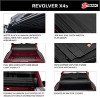 BAK Revolver X4s Hard Rolling Tonneau Cover